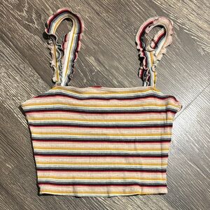 Striped crop top